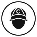 Coach Black Filled icon