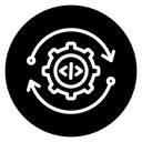 Code optimization icon