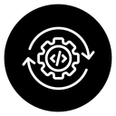 Code optimization icon