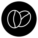 Coffee beans icon