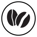 Coffee beans icon