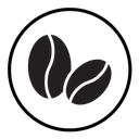 Coffee beans icon