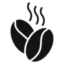 Coffee beans icon