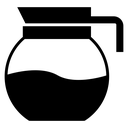Coffee Pot Black Filled icon