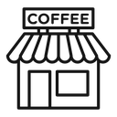 Coffee shop icon