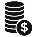 Coin stack icon