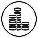 Coin stack icon