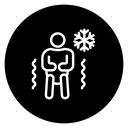 Cold human icon