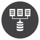 Collection Server Database Black Filled icon