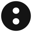 Colon sign 3 icon