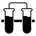 Communicating vessels Black Filled icon