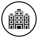 Company Black Filled icon