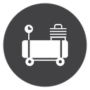 Compressor Black Filled icon