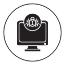 Computer bug icon