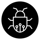 Computer bug icon
