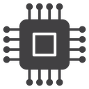 Computer microchip 2 icon