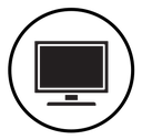 Computer monitor icon