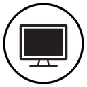 Computer monitor icon