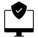 Computer Security Shield Check icon