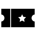 Concert tickets icon