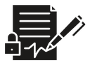 Confidentiality agreement icon