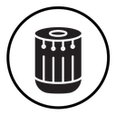 Conga drum icon