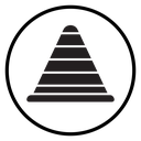 Construction cone icon