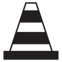 Construction cone icon