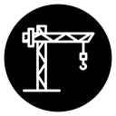 Construction crane icon