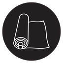 Construction film roll icon