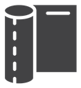 Construction film roll icon