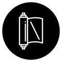 Construction film roll icon