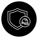 Construction insurance icon