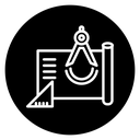 Construction plan icon