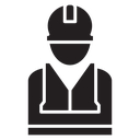 Construction worker icon