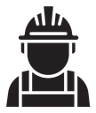 Construction worker icon