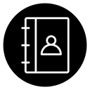 Contact book icon