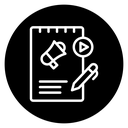 Content marketing icon