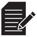 Contract Black Filled icon
