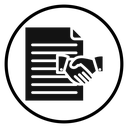 Contract signing icon
