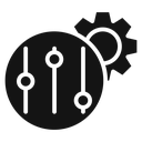 Control panel Black Filled icon