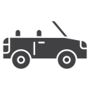 Convertible car icon