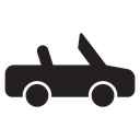 Convertible car icon