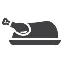 Cooked chicken 3 icon