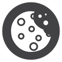 Cookie Black Filled icon