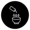 Cooking oil and bowl icon