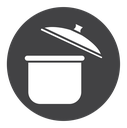 Cooking pot icon