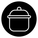 Cooking pot icon