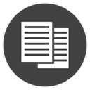 Copy Black Filled icon