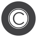 Copyright Double Ring icon
